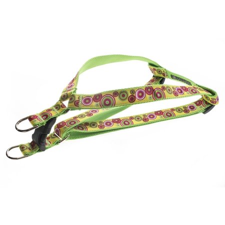 FLY FREE ZONE. Groovy Dots Dog Harness - Adjusts 15-21 in. - Small FL2650335